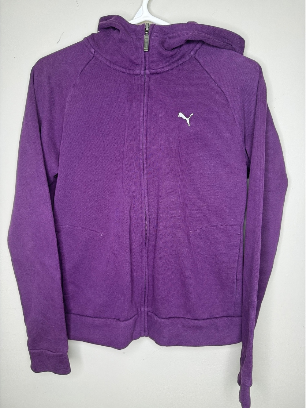 Puma Zip Up Hooded Sweater Womens Medium